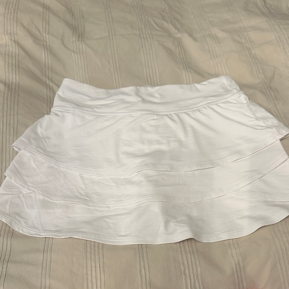 Athleta Girl White Tennis Skirt
